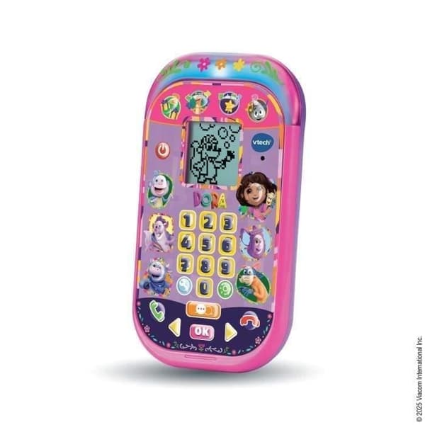 VTECH - DORA - DEN UTBILDNINGSBARA SMARTPHONEEN - Flerfärgad