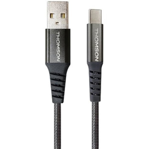 Kabel - THOMSON - Laddning och data - USB-A till USB-C 3a - 1,5 m