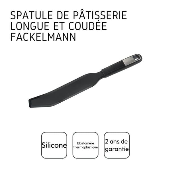 Set med 2 extra långa Thermomix-spadar - FACKELMANN - 33 cm