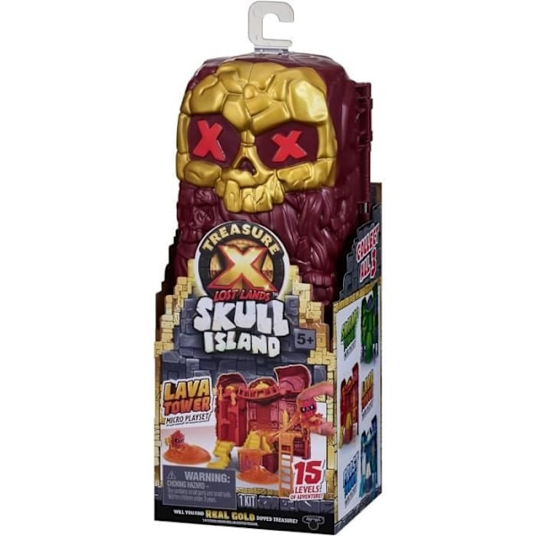 Figurer - MOOSE TOYS - Skull Island Volcano Dungeon - Treasure X