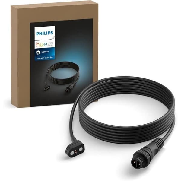 Philips Hue laddningskabel för utomhusbruk - CSA-2DA - 5 m - 24 V - Svart