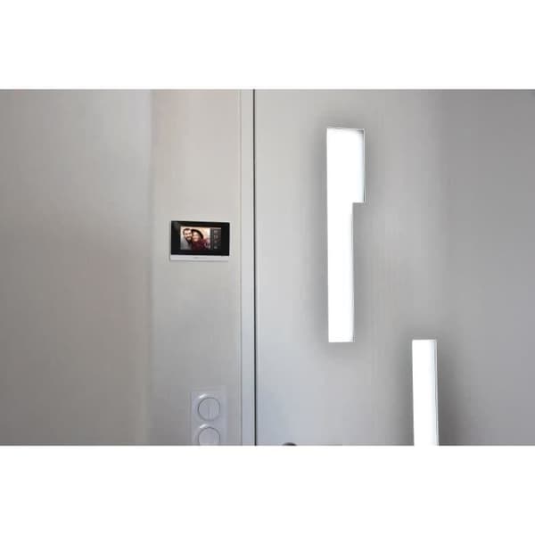 Kabelansluten videointercom, vit färg - VisioKit 4.3 - SCS SENTINEL