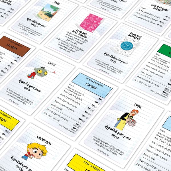 MONOPOLY Mortelle Adele - Brädspel - VINNANDE TRÄK - Från 8 år