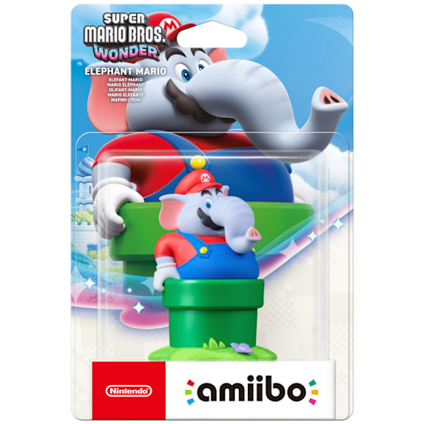 Amiibo-figur - Mario Elefant  Super Mario-samlingen