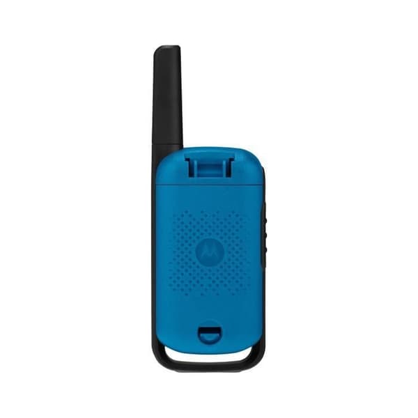 Motorola Walkie Talkie - 2 st - Blå - Räckvidd 8 km - Handsfree - Effekt 500 mW
