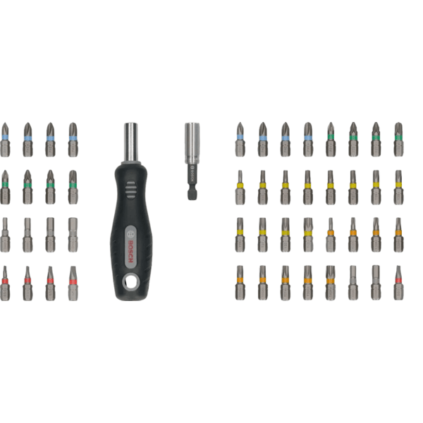 BOSCH PROFESSIONAL Skruvmejselbitssats - Extra hård - 50 delar - 25 mm