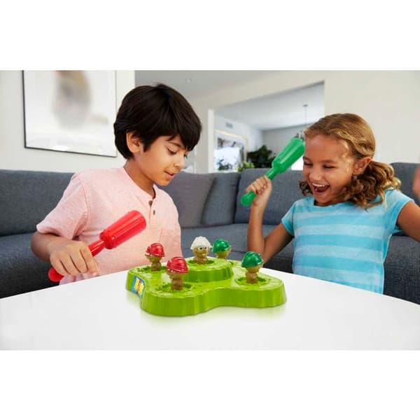 Mole Hunt Arkadspel - MATTEL GAMES - Med klubbor, ljus och ljud