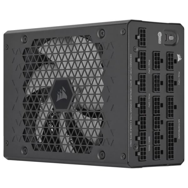 Corsair - HX1500I - Power Block - 1500 Watts - ATX 3.0 Silent - Certified 80 Plus Platinum - (CP -9020261 -EU)