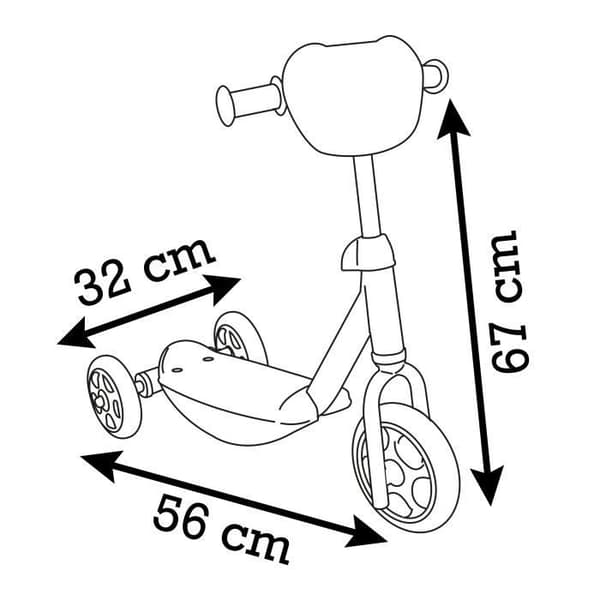 SMOBY Paw Patrol Scooter 3R i 3 år