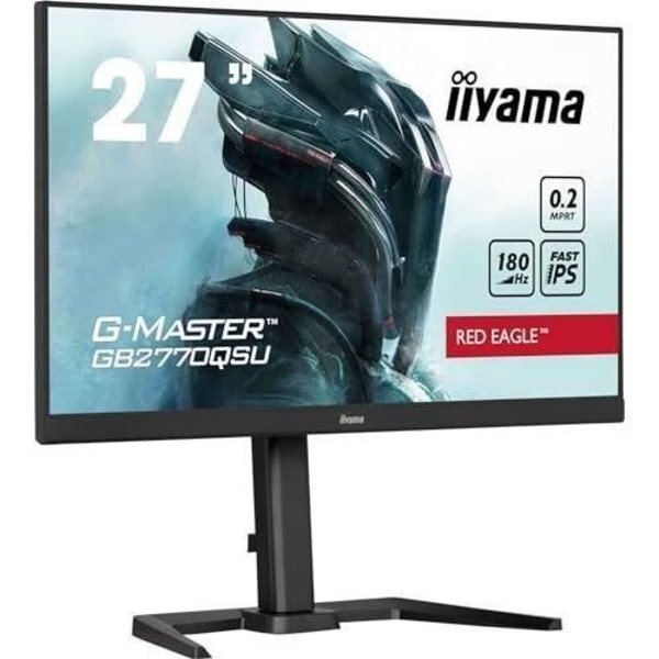 PC-skärm - IIYAMA - GB2770QSU-B6 - 27 IPS 2560 x 1440 - 0,2ms - 180Hz - HDMI DP - Svart