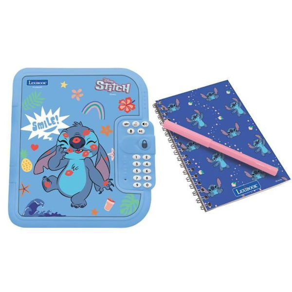 Stitch elektronisk dagbok med 4 siffror