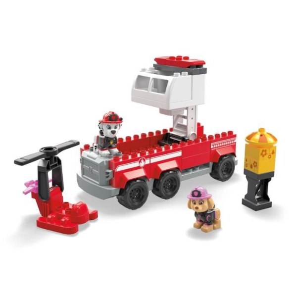 Mega Bloks - Super Fire Truck Pat 'Patrol - Construction Bricks - 3 år gammal