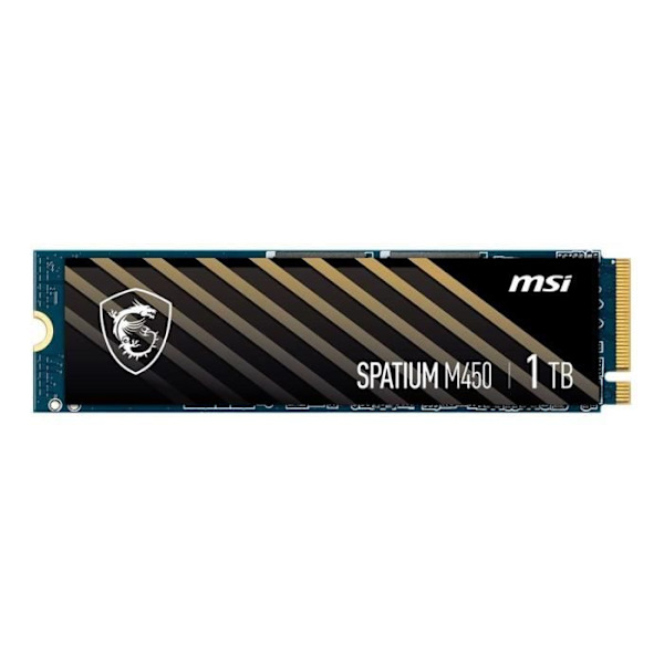 MSI - SPATIUM M450 - Intern SSD - 1TB - PCIe 4.0 NVMe M.2