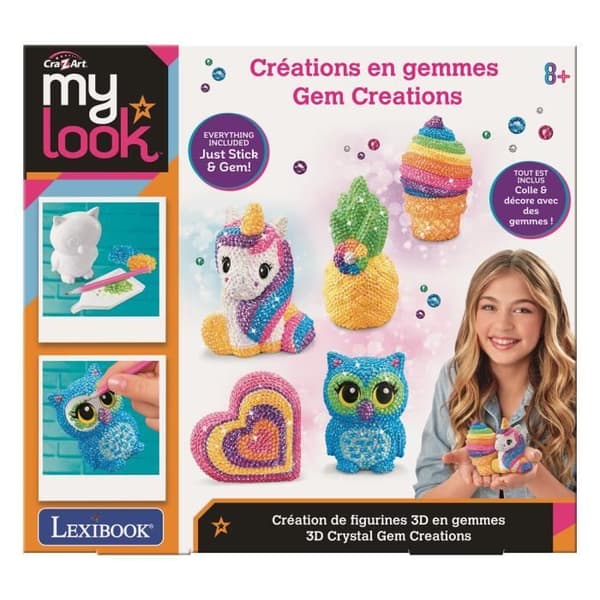 LEXIBOOK - Skapande av 3D-figurer i ädelstenar