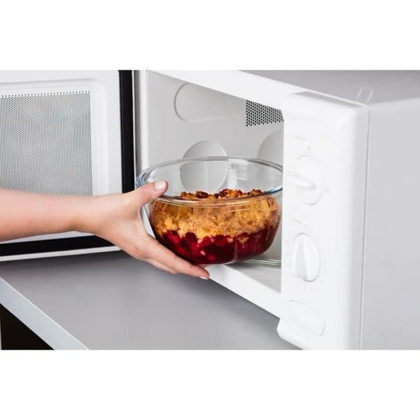 Set med 3 matlådor - PYREX - Cook & Go - Glas - Rund - Lufttätt lock - 0,7 L