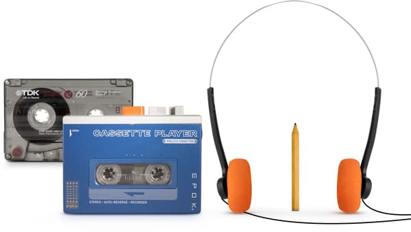 Kassetteafspiller - BIGBEN - Bluetooth - REWOL+ - Blå
