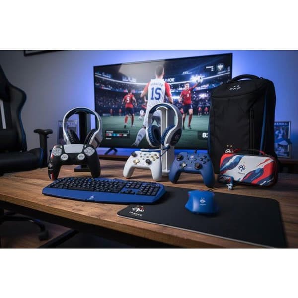 Skyddsfodral för DualSense PS5-kontroll - Konix - FFF - Silikon - Tumstöd - Svart