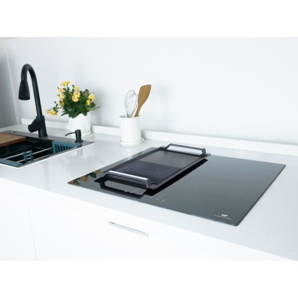 CONTINENTAL EDISON 4-zons induktionshäll CETI4ZFLEX3 - Flex - 7200W - 4 boosters - svart
