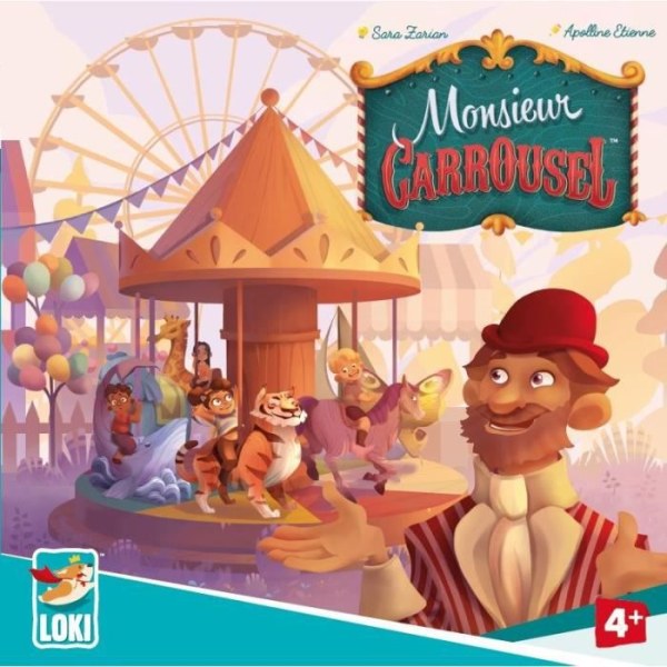 Mr. Carrousel - brädspel - kooperativ - av 4 år - Loki - 51572