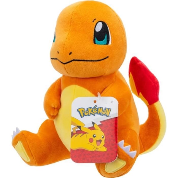 Plysch - BANDAI - Pokémon Salameche - 20 cm, ren mjukhet och ömhet