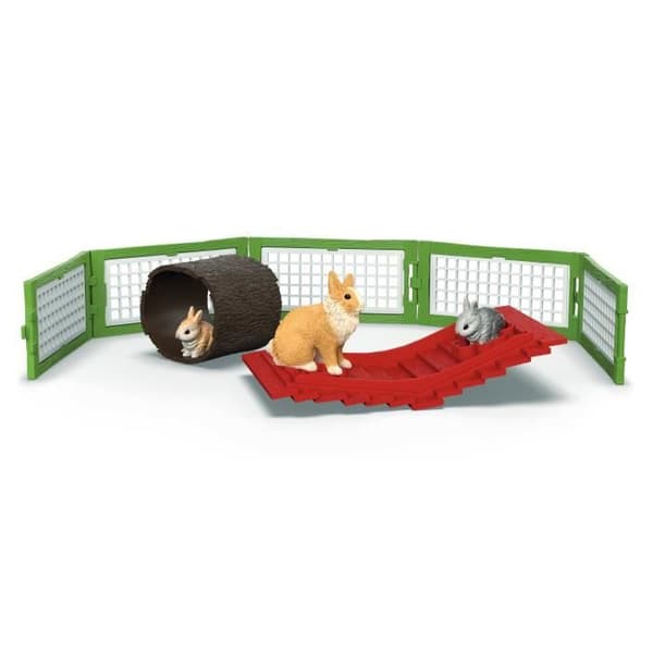 Rabbit Hutch Box, SCHLEICH 42728 Farm World, 4 år