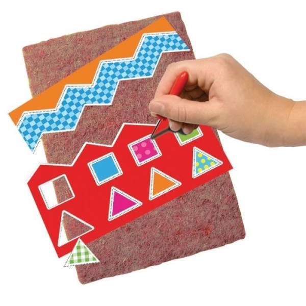 ITS CREATIVE Jag lär mig att klippa, göra mosaiker och perforera - 3 år - blandad