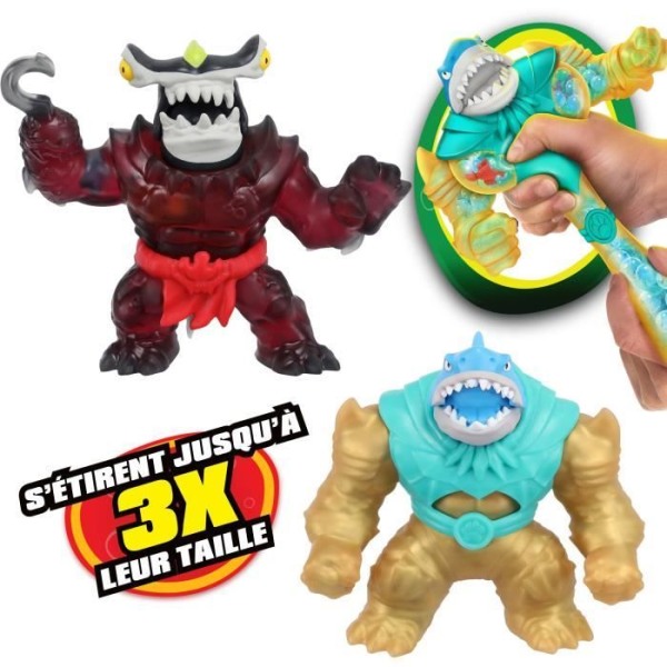 Thrash vs Hammerhead Figures - Deep Goo Sea - Goo Jit Z - 11 cm - Moose Toys