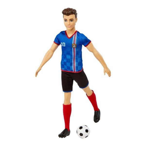 BARBIE - Ken Fotbollsspelare - Docka - 3 år och +