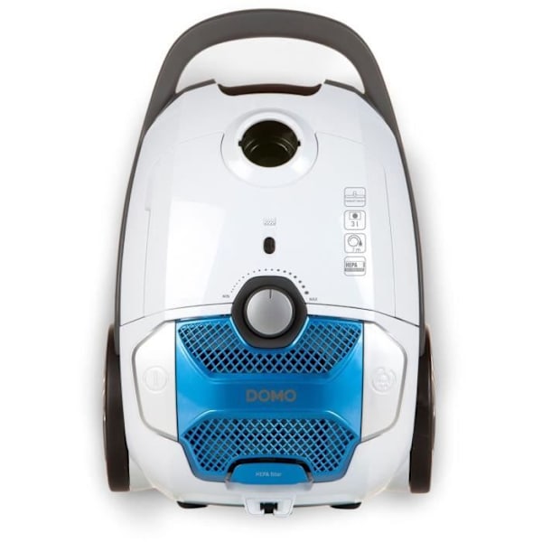 DOMO DO7291S - Kanisterdammsugare 3L - 700W - 68dB - Justerbar sugkraft - Deep Clean golvborste