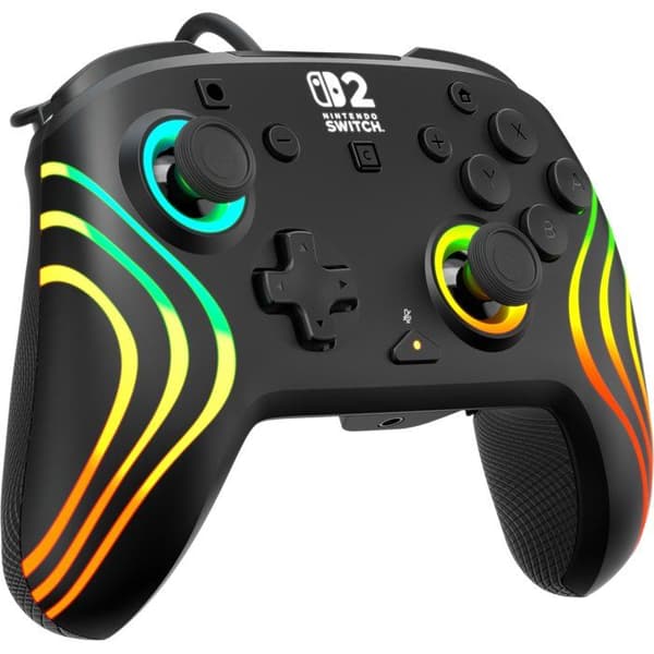 RGB-trådbunden spelkontroll - TURTLE BEACH - Afterglow Wave för Nintendo Switch 2 - Svart