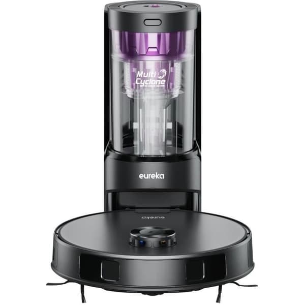 Robotdammsugare - EUREKA - E20 Plus - 8000 Pa - 65 dB(A) i tyst läge - Svart