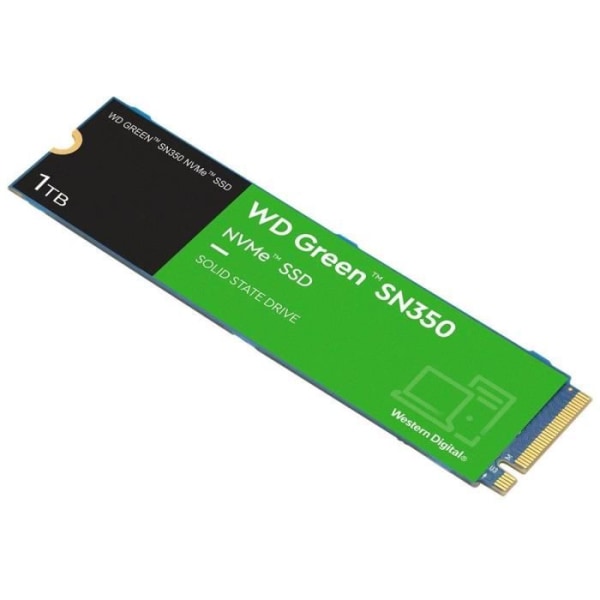 WESTERN DIGITAL - Grön SN350 - Intern Solid State Drive - 1 TB - M.2 - WDS100T3G0C