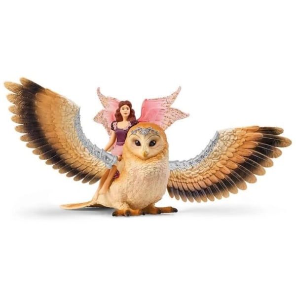 SCHLEICH - Mousserande uggla med ryggsäck V2 - 70789 - Bayala®-sortimentet