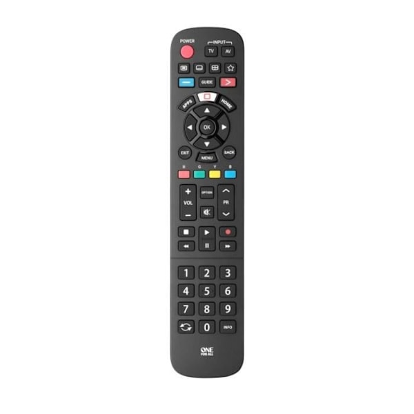 EN FÖR ALLA URC4914 - Ersättningsfjärrkontroll för Panasonic TV Svart