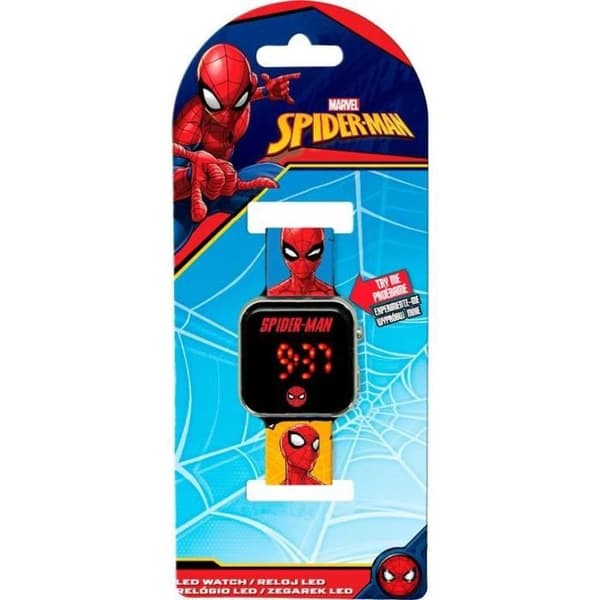 Spiderman LED-klocka - BARNLICENSERING - SPD4903