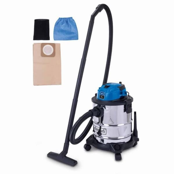 V20 våt- och torrdammsugare - 1300 W - 20L tank i rostfritt stål - SCHEPPACH