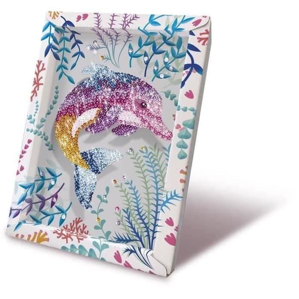 Skapande spel - LANSAY - 20326 - Sequins Dolphin Collection