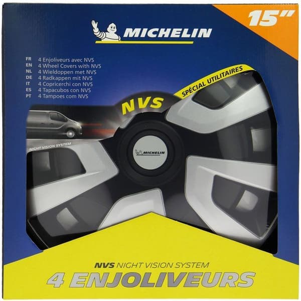 MICHELIN Set med 4 navkapslar - 15 - NVS speciella nyttofordon