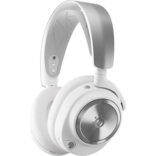 SteelSeries Arctis Nova Pro WL Trådlöst Gamingheadset i vitt med mic, ANC och transparens vit