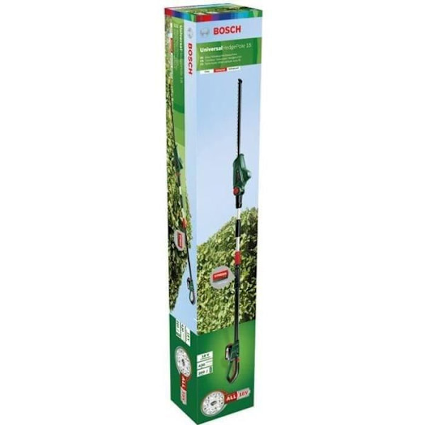 BOSCH UniversalHedgePole 18-polig häcksax - 1 batteri - 18 V - 2,5 Ah