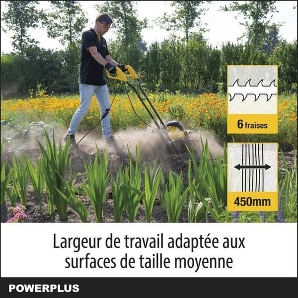 MOTORTILLER 1500W POWXG72010