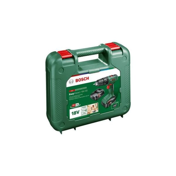 EasyImpact 18V-40 (2x 1,5Ah) + AL18V-20 borrmaskin i väska