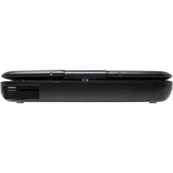 DJIX PVS906-20 9 roterande bärbar DVD-spelare med USB-port och SD-kortläsare - svart