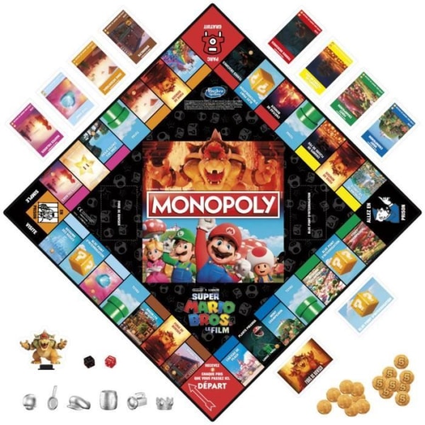 Monopol Super Mario, filmen - Brädspel - Från 2 spelare - från 8 år och uppåt