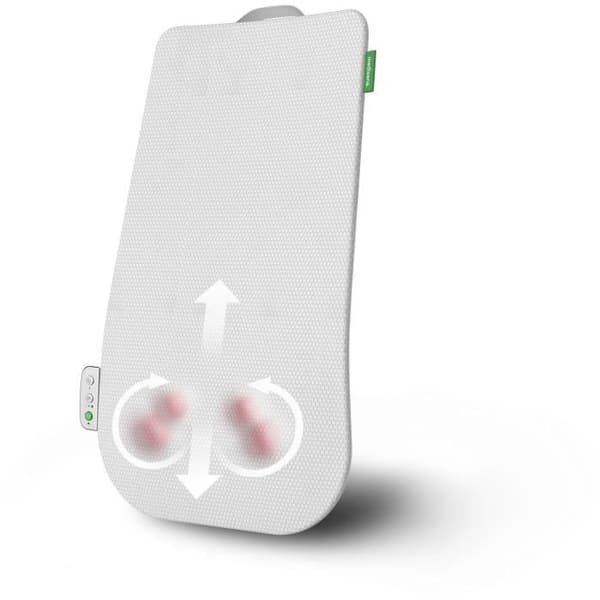 Massageryggstöd - MEDISANA - MC 600 - Ultratunn - Shiatsu och värme - 4 program - Vit