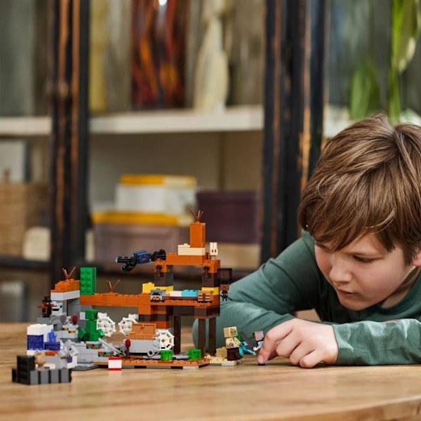 LEGO Minecraft 21263 Badlands Mine - Videospelsinspirerad barnleksak
