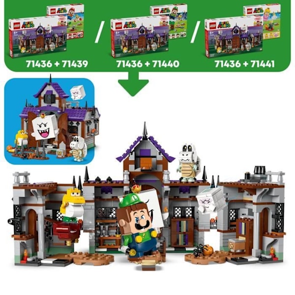 LEGO Super Mario 71436 King Boo's Haunted Mansion - Nintendo Collector's Set