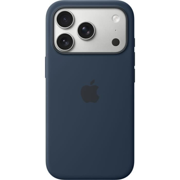 APPLE iPhone 17 Pro - Silikonskal med MagSafe - Midnatt