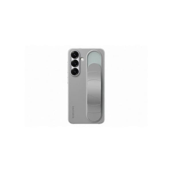 Galaxy S25-skal med rem och stativ, grått