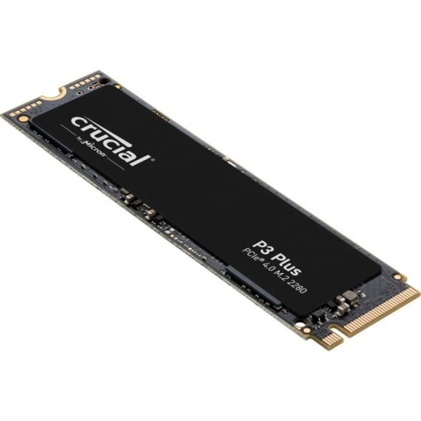 CRUCIAL P3 Plus 4TB PCIe 4.0 NVMe M.2 2280 SSD-hårddisk